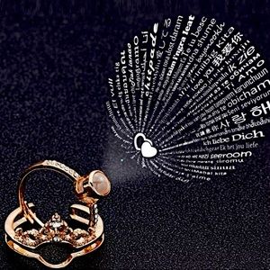 I love you in 100 languages ring